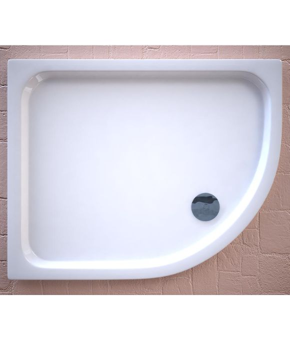 SLIMLINE SHOWER TRAY OFFSET QUADRANT 1000X900 RH