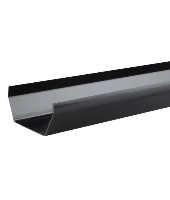 OSMA GUTTER SQUARE BLACK 100MM X 4MT