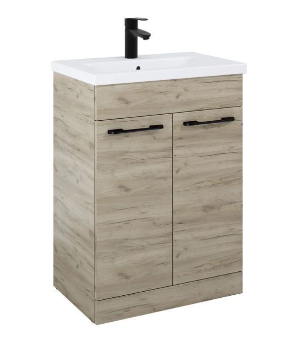 OTTO PLUS 2 DOOR FLOOR STANDING UNIT CRAFT OAK