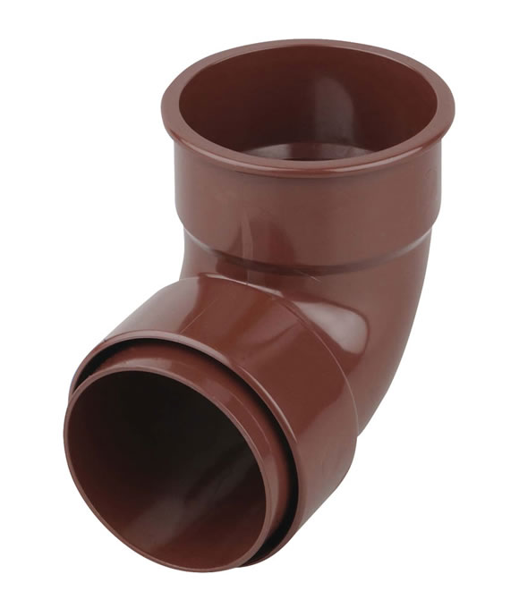 OSMA DOWNPIPE ROUND BEND 87.5DEG BROWN