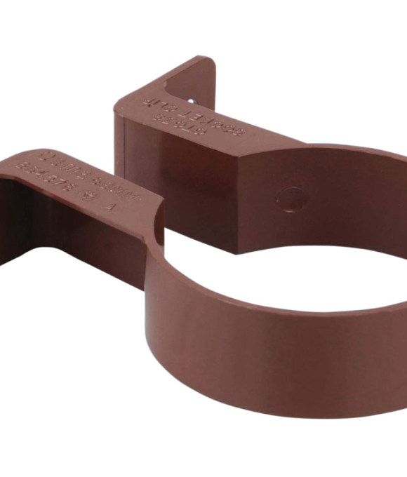 OSMA DOWNPIPE ROUND BRACKET BROWN