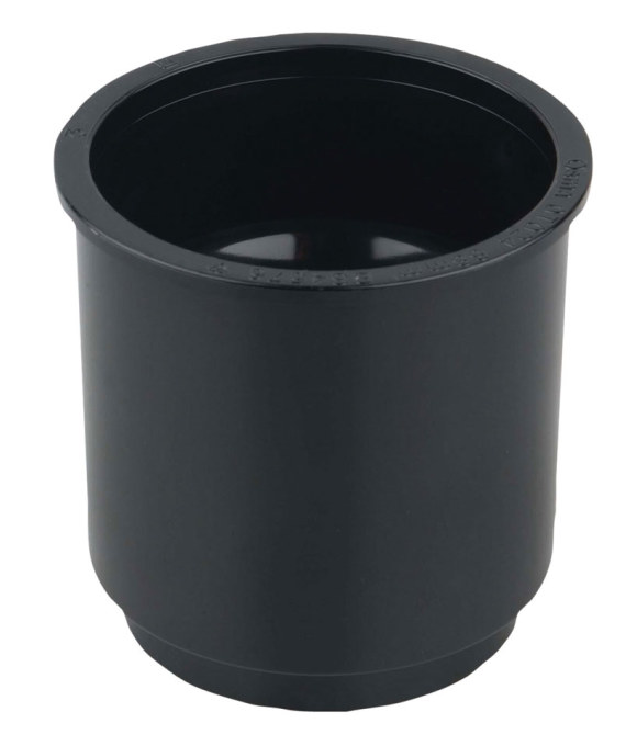 OSMA DOWNPIPE ROUND CONNECTOR BLACK