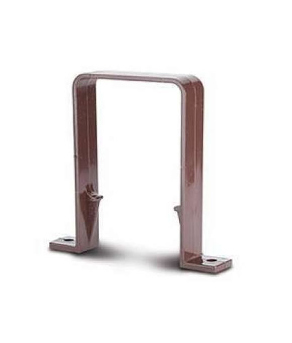 OSMA DOWNPIPE SQUARE BRACKET BROWN