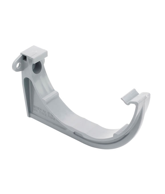 OSMA GUTTER HALF ROUND SUPPORT BRACKET GREY