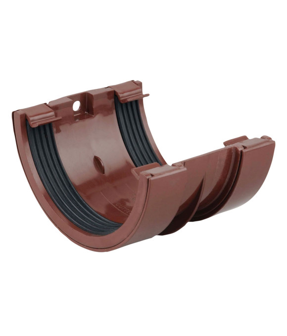 OSMA GUTTER HALF ROUND UNION BROWN