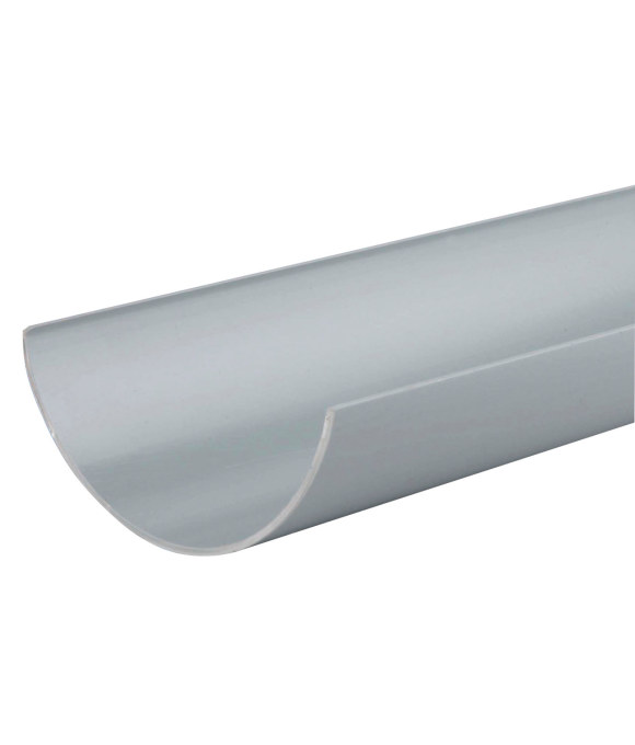 OSMA GUTTER HALF ROUND GREY 112MM 4MT