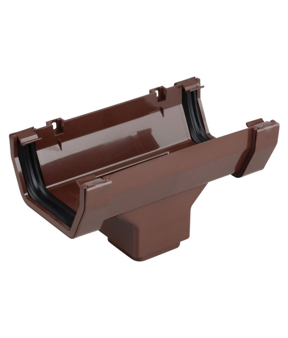 OSMA GUTTER SQUARE RUNNING OUTLET BROWN