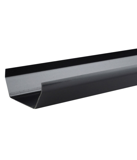 OSMA GUTTER SQAURE BLACK 100MM X 4MT