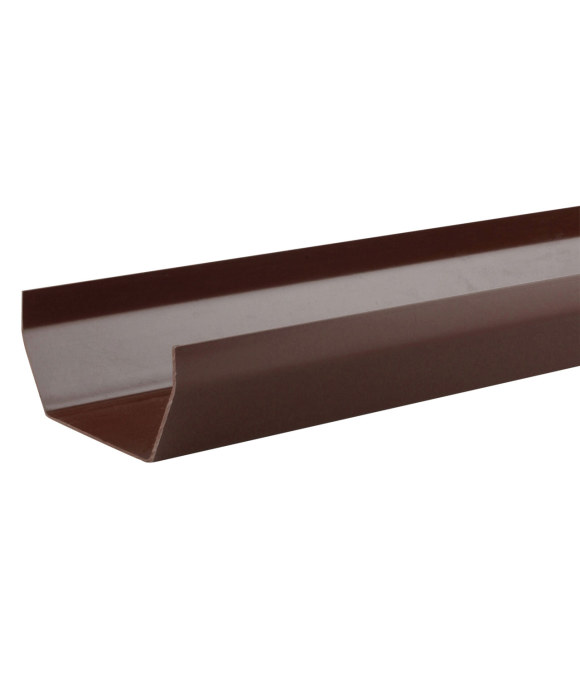 OSMA GUTTER SQAURE BROWN 100MM X 4MT