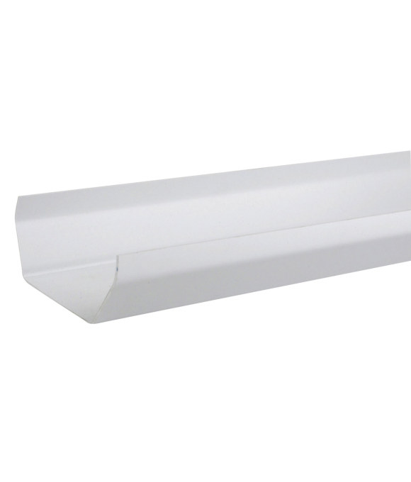 OSMA GUTTER SQUARE WHITE 100MM X 4MT