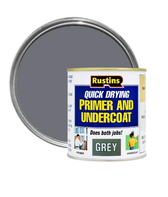 RUSTINS PRIMER & UNDERCOAT GREY 2.5LT