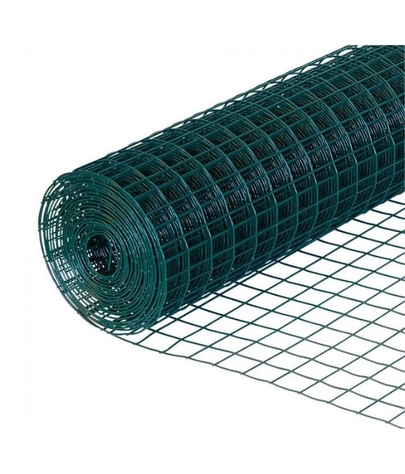 ALLGRIP WELDED MESH PVC COATED GREEN 900 X 25MM X 10MT