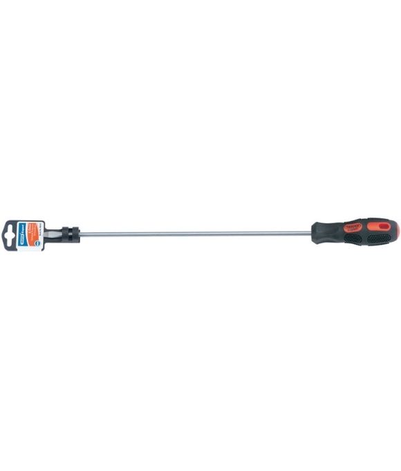 DRAPER EXPERT PLAIN SLOT FLARED TIP LONG REACH SCREWDRIVER 9.5X250MM