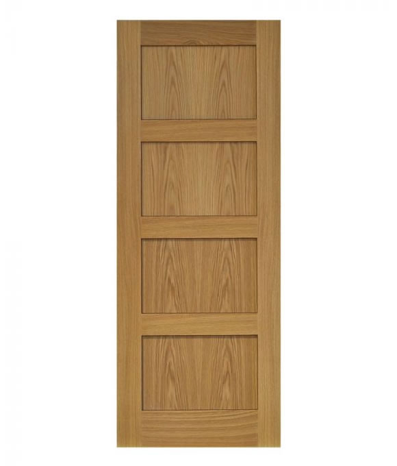 PRE-FINISHED WHITE OAK 4 PANEL SHAKER 40MM
