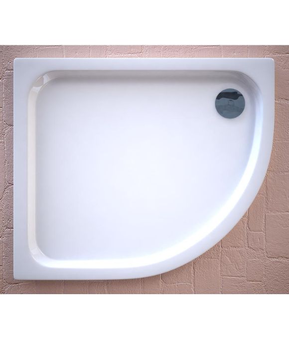 SLIMLINE SHOWER TRAY OFFSET QUADRANT 900X800 RH