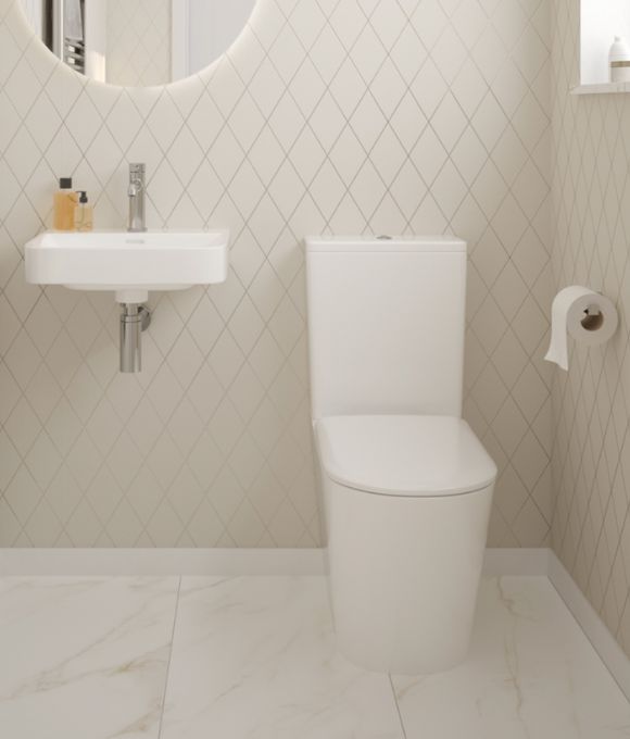 REFLECTIONS FULLY SHROUDED RIMLESS WC