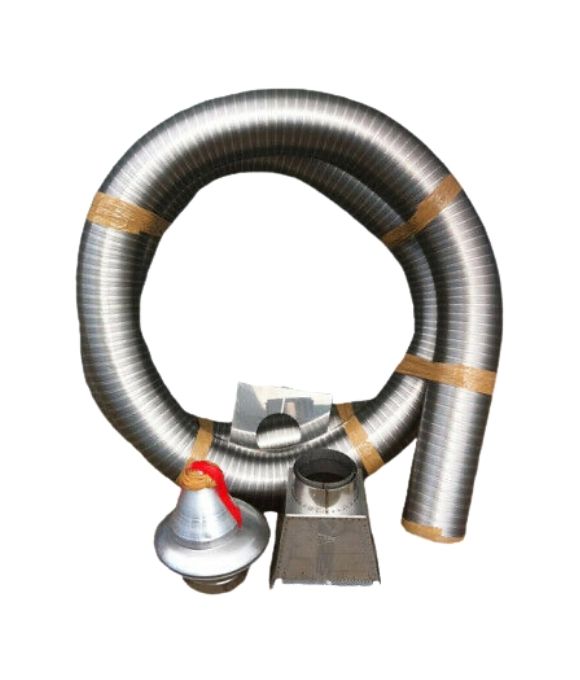 REFLEX FLEXIBLE FLUE LINER KIT STAINLESS STEEL 200MM 9MT