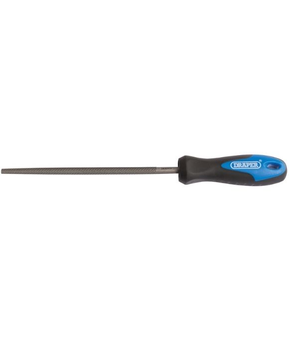DRAPER SOFT GRIP ENGINEER’S ROUND FILE & HANDLE 150MM