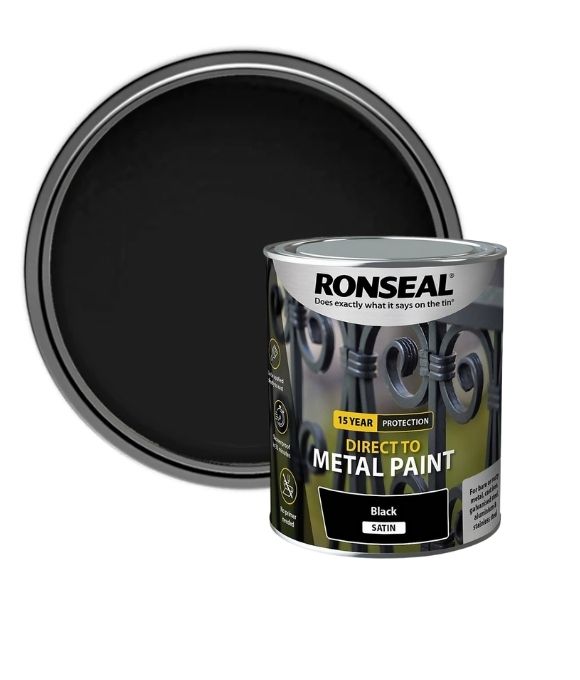 RONSEAL SATIN BLACK 750ML