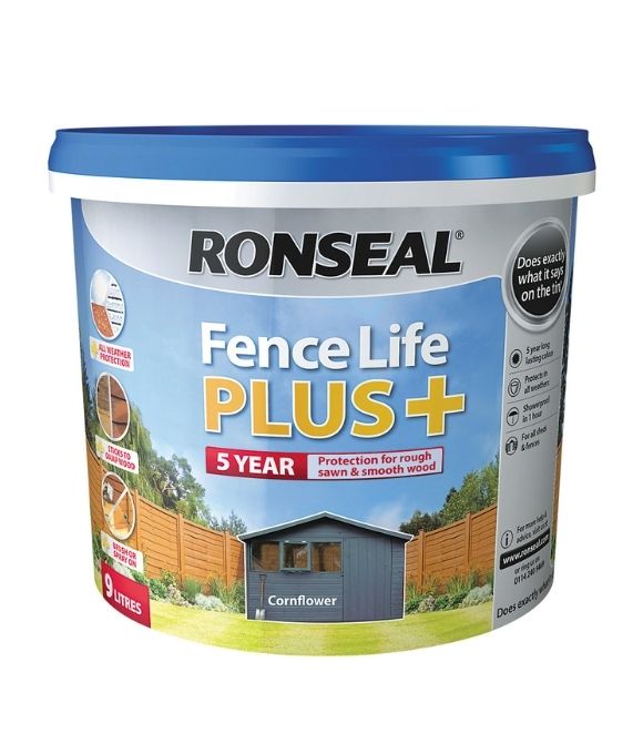 RONSEAL FENCE LIFE PLUS CORNFLOWER 5LT