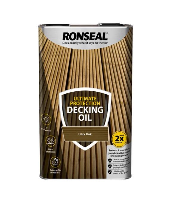 RONSEAL ULTIMATE PROTECTION DECKING OIL DARK OAK 5LT