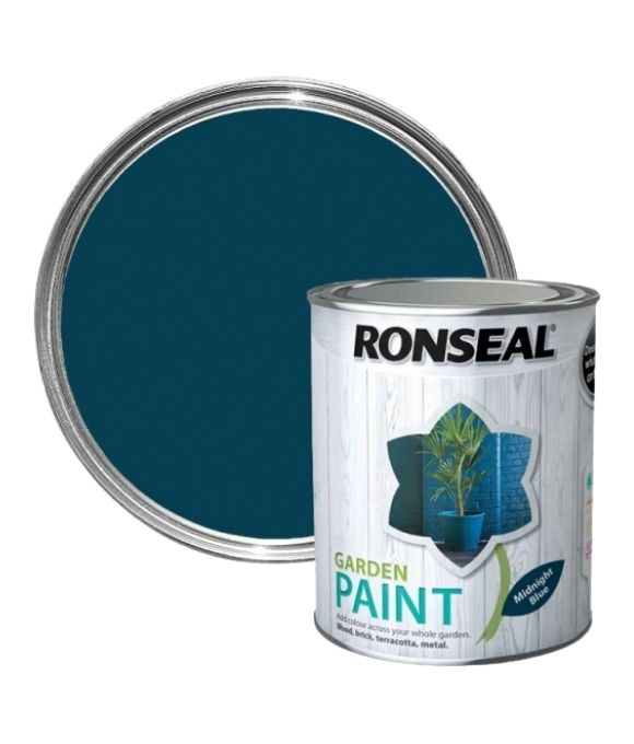 RONSEAL GARDEN PAINT MIDNIGHT BLUE 750ML
