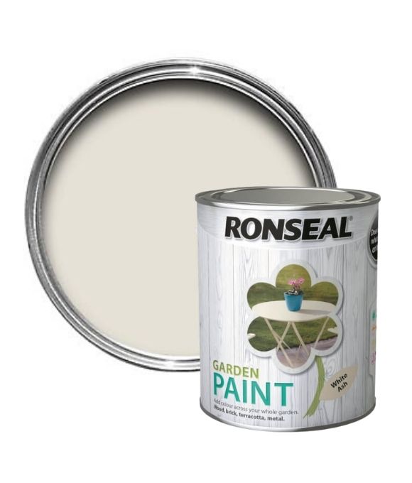 RONSEAL GARDEN PAINT WHITE ASH 750ML