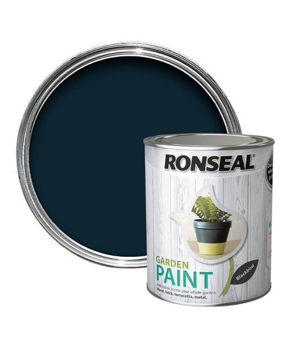 RONSEAL GARDEN PAINT BLACKBIRD 750ML