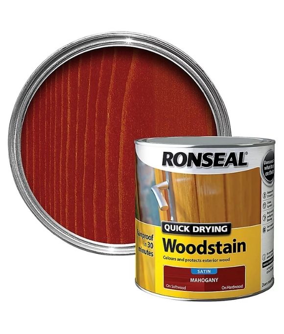 RONSEAL 10 YEAR WOOD STAIN MAHOGONY 