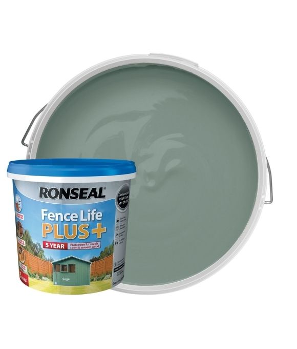 RONSEAL FENCE LIFE PLUS SAGE 5LT