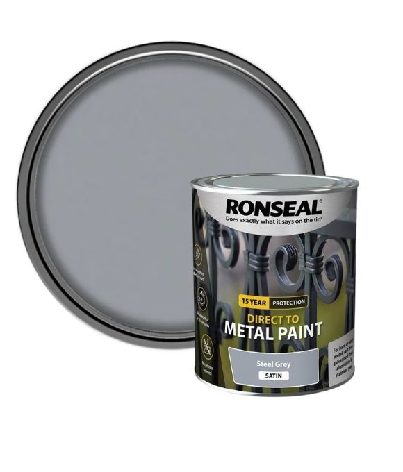 RONSEAL SATIN STEEL GREY 750ML