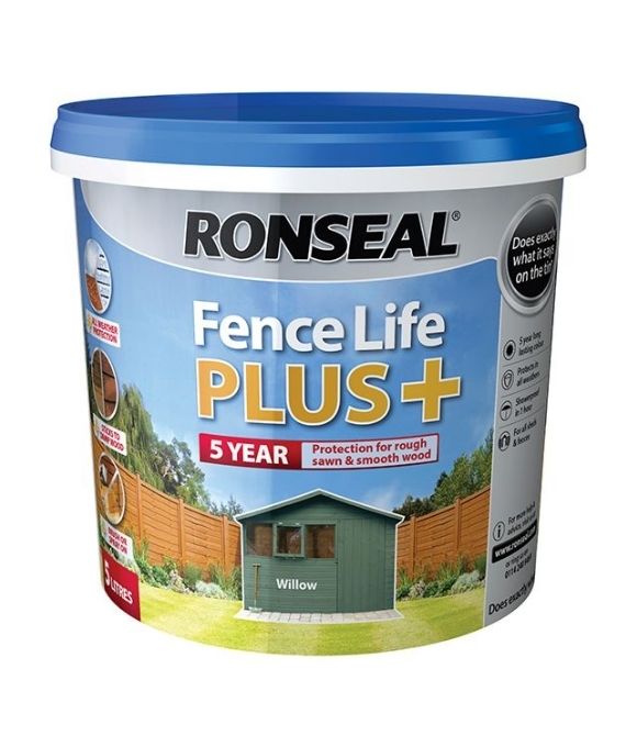 RONSEAL FENCE LIFE PLUS WILLOW 5LT 