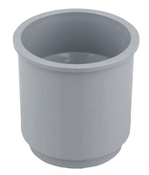 OSMA DOWNPIPE ROUND CONNECTOR GREY
