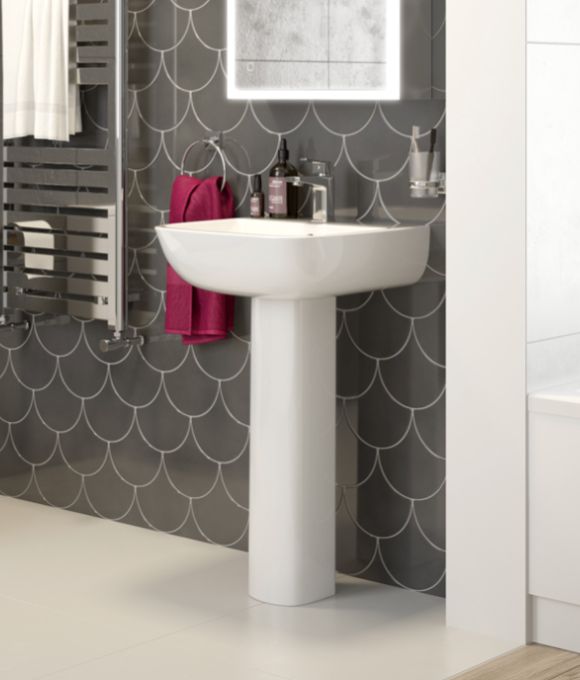 RUBIX BASIN & FULL PEDESTAL