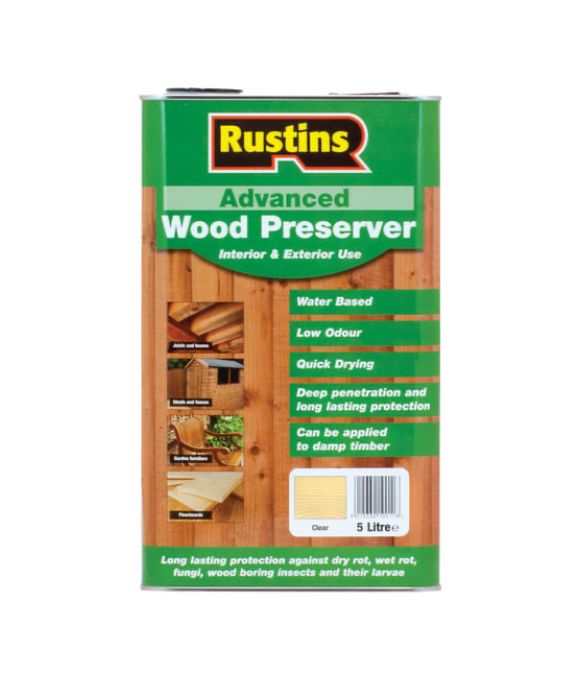 RUSTINS ADVANCED WOOD PRESERVER CLEAR