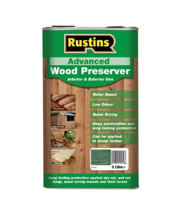 RUSTINS ADVANCED WOOD PRESERVER GREEN