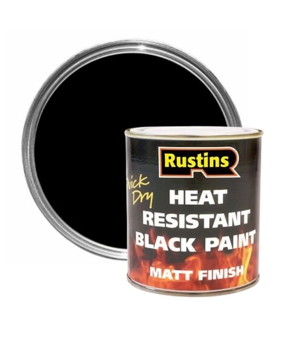 RUSTINS QUICK DRYING HEAT RESISTANT PAINT 500ML
