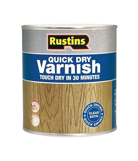 RUSTINS CLEAR VARNISH SATIN 2.5LT