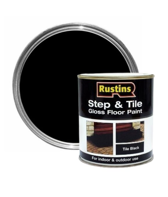 RUSTINS STEP & TILE BLACK 1LT