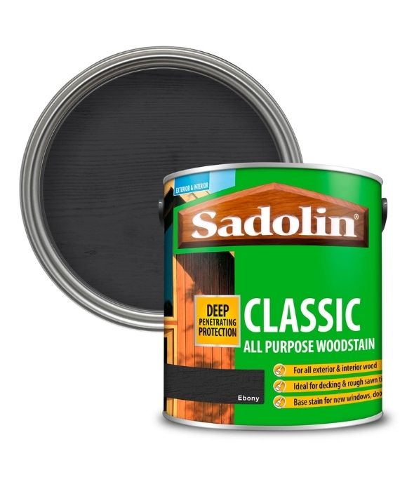 SADOLIN CLASSIC ALL PURPOSE WOODSTAIN EBONY