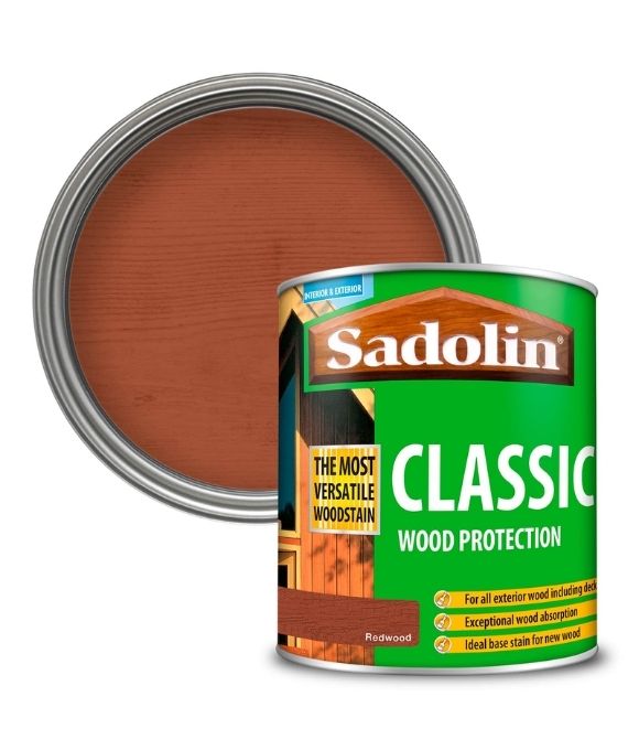 SADOLIN CLASSIC ALL PURPOSE WOODSTAIN REDWOOD 