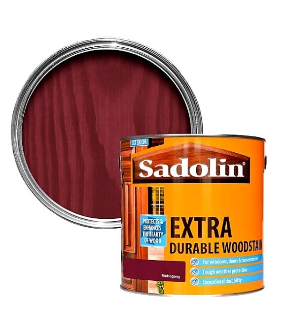 SADOLIN EXTRA DURABLE WOODSTAIN MAHOGONY 