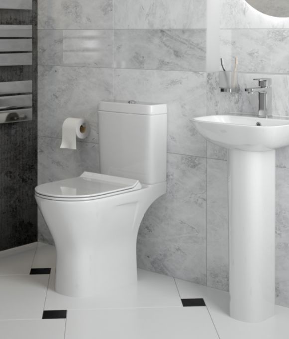 SCALA OPEN BACK RIMLESS WC