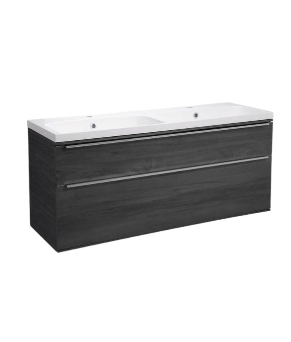 SCHEME 1200 WALL MOUNTED BASIN UNIT UMBRA