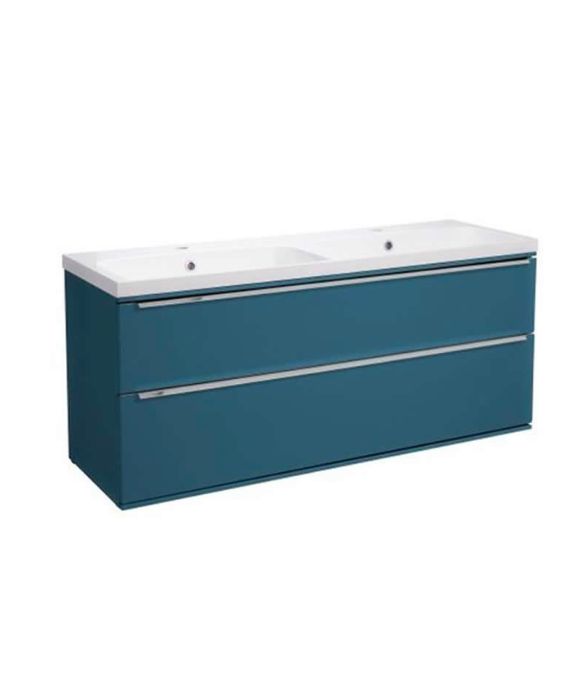 SCHEME 1200 WALL MOUNTED BASIN UNIT DERWENT BLUE