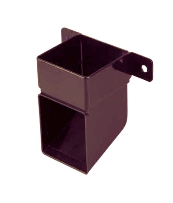 OSMA DOWNPIPE SQUARE SHOE WITH BRACKET BROWN