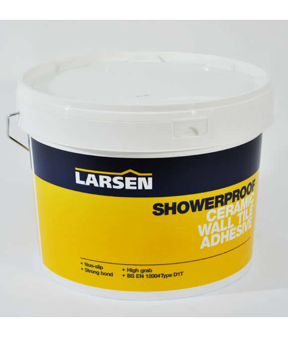 LARSEN SHOWERPROOF CERAMIC WALL TILE ADHESIVE 3.75KG