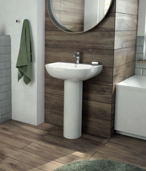 SIGMA WASHBASIN & FULL PEDESTAL