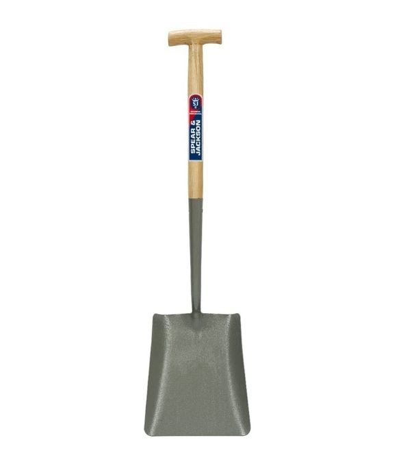 SPEAR & JACKSON SQUARE MOUTH T-HANDLE SHOVEL