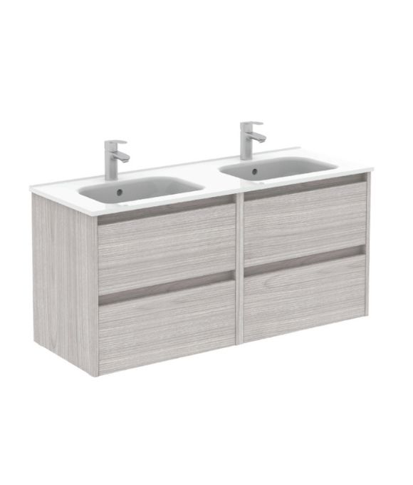 SMART WALL HUNG DOUBLE UNIT SANDY GREY